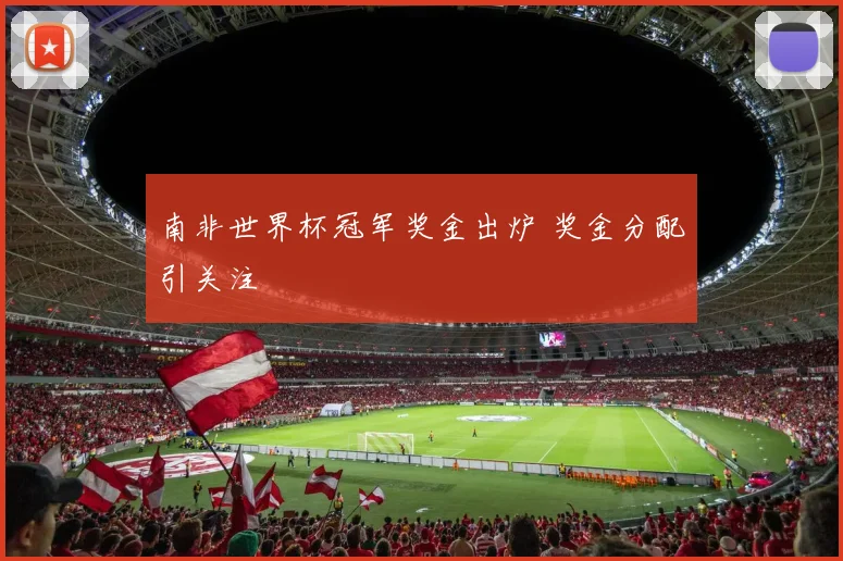 南非世界杯冠军奖金出炉 奖金分配引关注